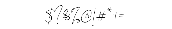 BrianWiliamSignature-Regular Font OTHER CHARS