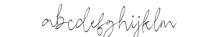 BrianWiliamSignature-Regular Font LOWERCASE