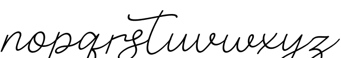 Brianetta Italic Font LOWERCASE
