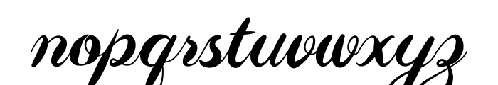 Briansta Script Font LOWERCASE