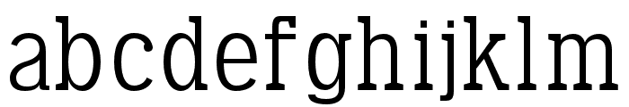 Bric regular Font LOWERCASE