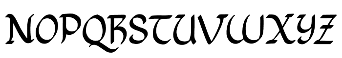 Bricius Font UPPERCASE