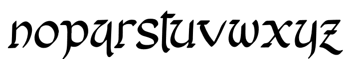 Bricius Font LOWERCASE
