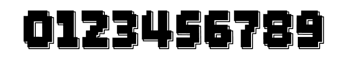 Brick Byte Shadow Font OTHER CHARS