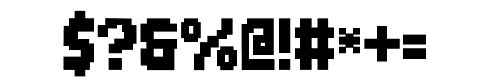 Brick Byte Font OTHER CHARS