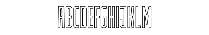 Brickers-Inline Font UPPERCASE