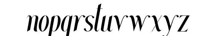Bricklay Italic Font LOWERCASE