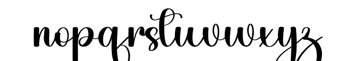 Bride Delightful Font LOWERCASE
