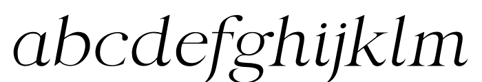 Bride Italic Extended Font LOWERCASE