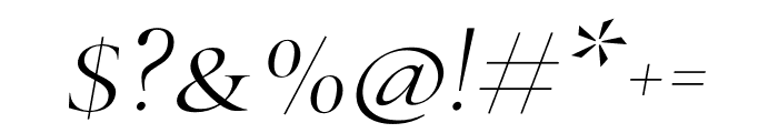 Bride Italic Font OTHER CHARS