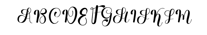 Bride Magic Font UPPERCASE