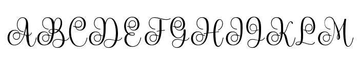 Bride-Regular Font UPPERCASE