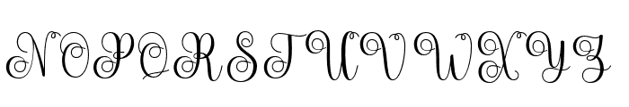 Bride-Regular Font UPPERCASE