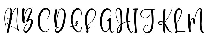 Bride Signature Font UPPERCASE