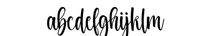 Bride Signature Font LOWERCASE