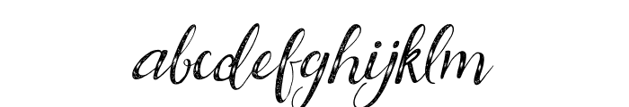 BrideChalk-Script Font LOWERCASE