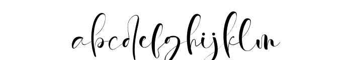 Bridesting Font LOWERCASE