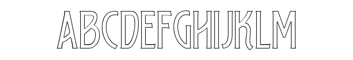 BridgeGardens-Inline Font UPPERCASE