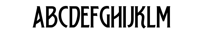 BridgeGardens-Regular Font UPPERCASE