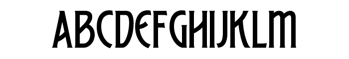 BridgeGardens-Regular Font LOWERCASE