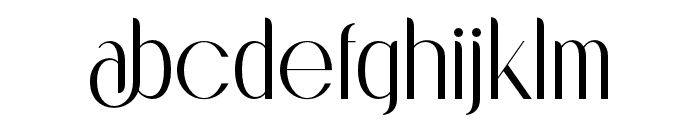 BridgeRegular Font LOWERCASE