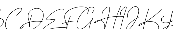 Bridger Signature Font UPPERCASE