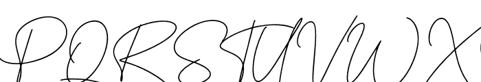 Bridger Signature Font UPPERCASE