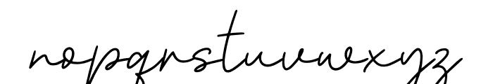Bridger Signature Font LOWERCASE