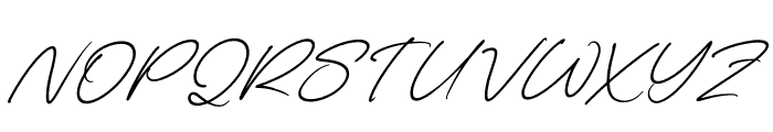 Bridgetta Italic Font UPPERCASE