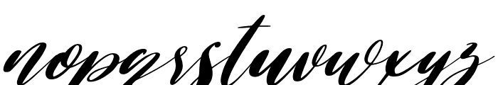 Bridgia Italic Font LOWERCASE