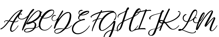 Bridney Signature Regular Font UPPERCASE