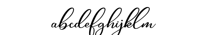 BridneySignature-Regular Font LOWERCASE