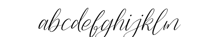 Brigatta Franky Italic Font LOWERCASE