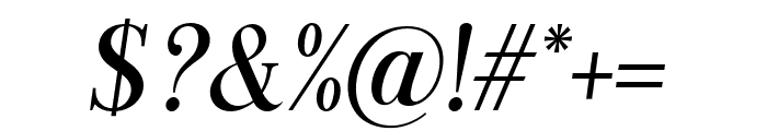 BrigestaItalic-Italic Font OTHER CHARS