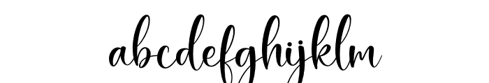 Bright And Beautiful Font LOWERCASE