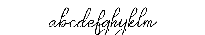 Bright Bridge Font LOWERCASE