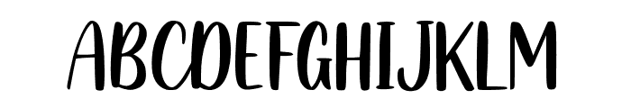 Bright Cherry Font UPPERCASE