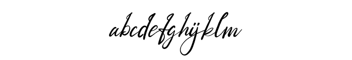 Bright Christmas Font LOWERCASE