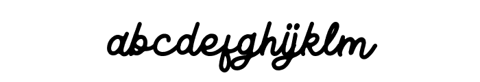 Bright Citrus Script Regular Font LOWERCASE