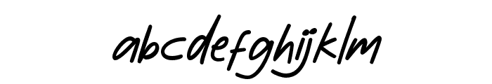 Bright Clones-Regular Font LOWERCASE