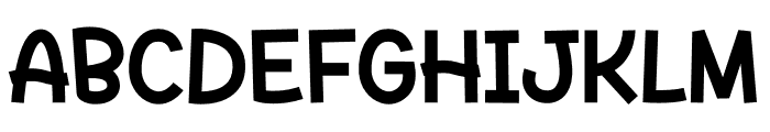 Bright Friday Font LOWERCASE