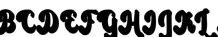Bright Grunge Extrude Regular Font UPPERCASE