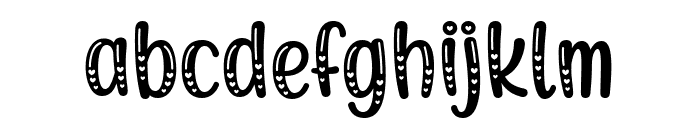 Bright Heart Font LOWERCASE