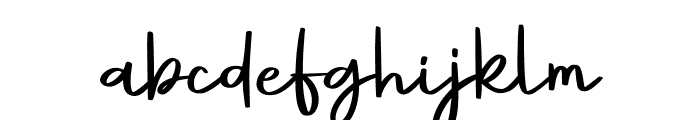 Bright Hearts Font LOWERCASE