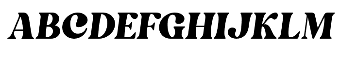 Bright-Italic Font UPPERCASE