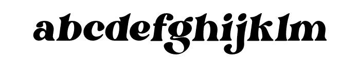 Bright-Italic Font LOWERCASE