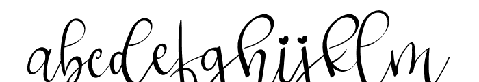 Bright Love Font LOWERCASE