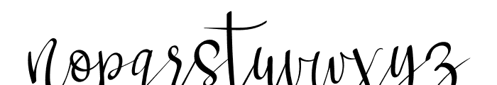 Bright Love Font LOWERCASE