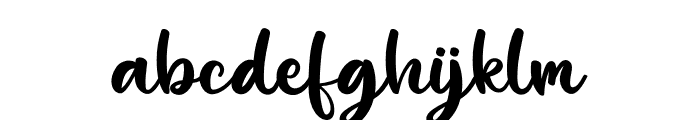 Bright Mary Font LOWERCASE
