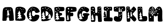 Bright Merry Font UPPERCASE